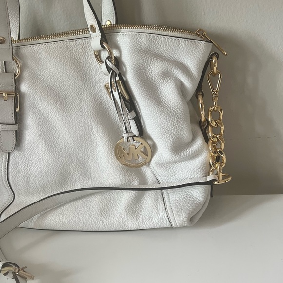White Michael Kors Purse -Tristan Satchel NWOT